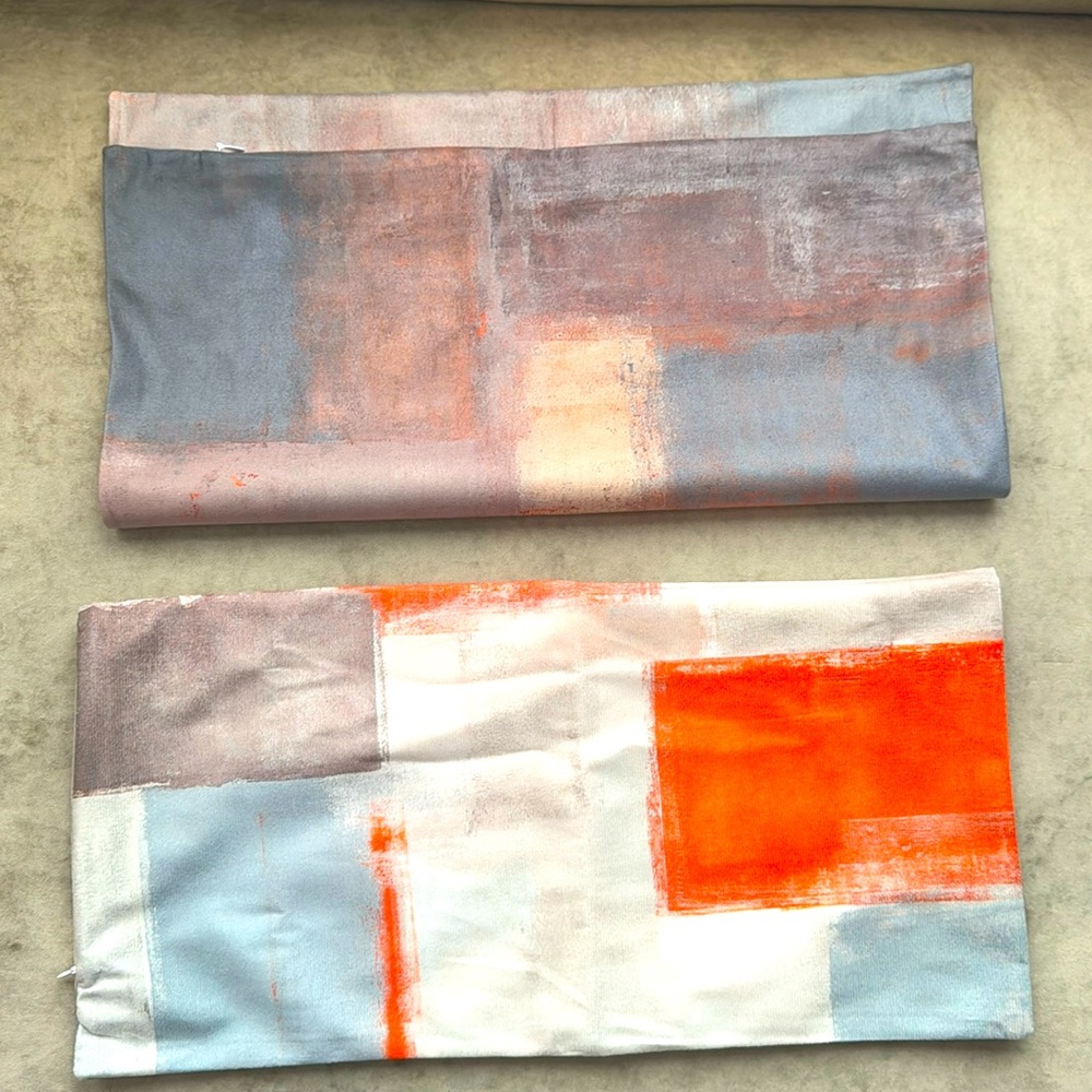 ABSTRACT ART THROW PILLOW COVERS - Picture 3 of 8